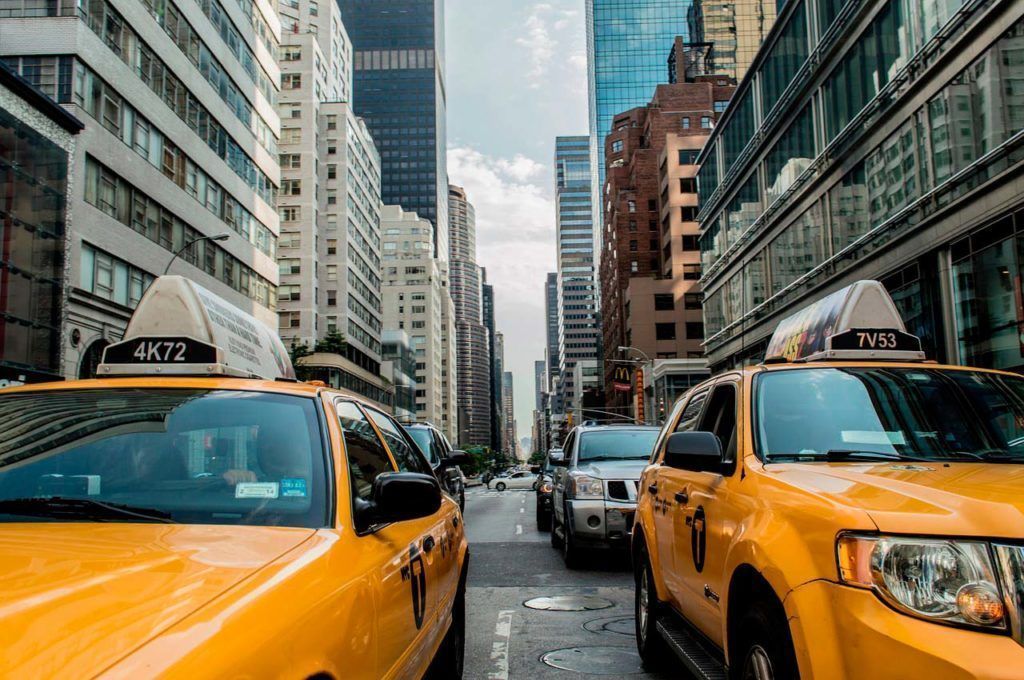 Taxis por Nueva York