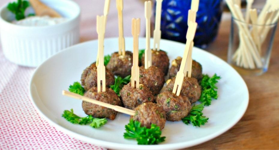 Mini albóndigas, aperitivo de carne para Navidad